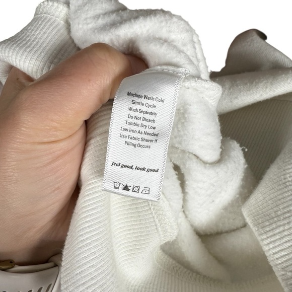 Richer Poorer Women’s Tie Die Crew Neck Sweatshirt Brown/White M - Picture 8 of 9